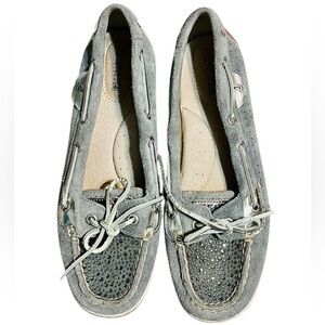 Sperry Top Siders with Rhinestone Accents